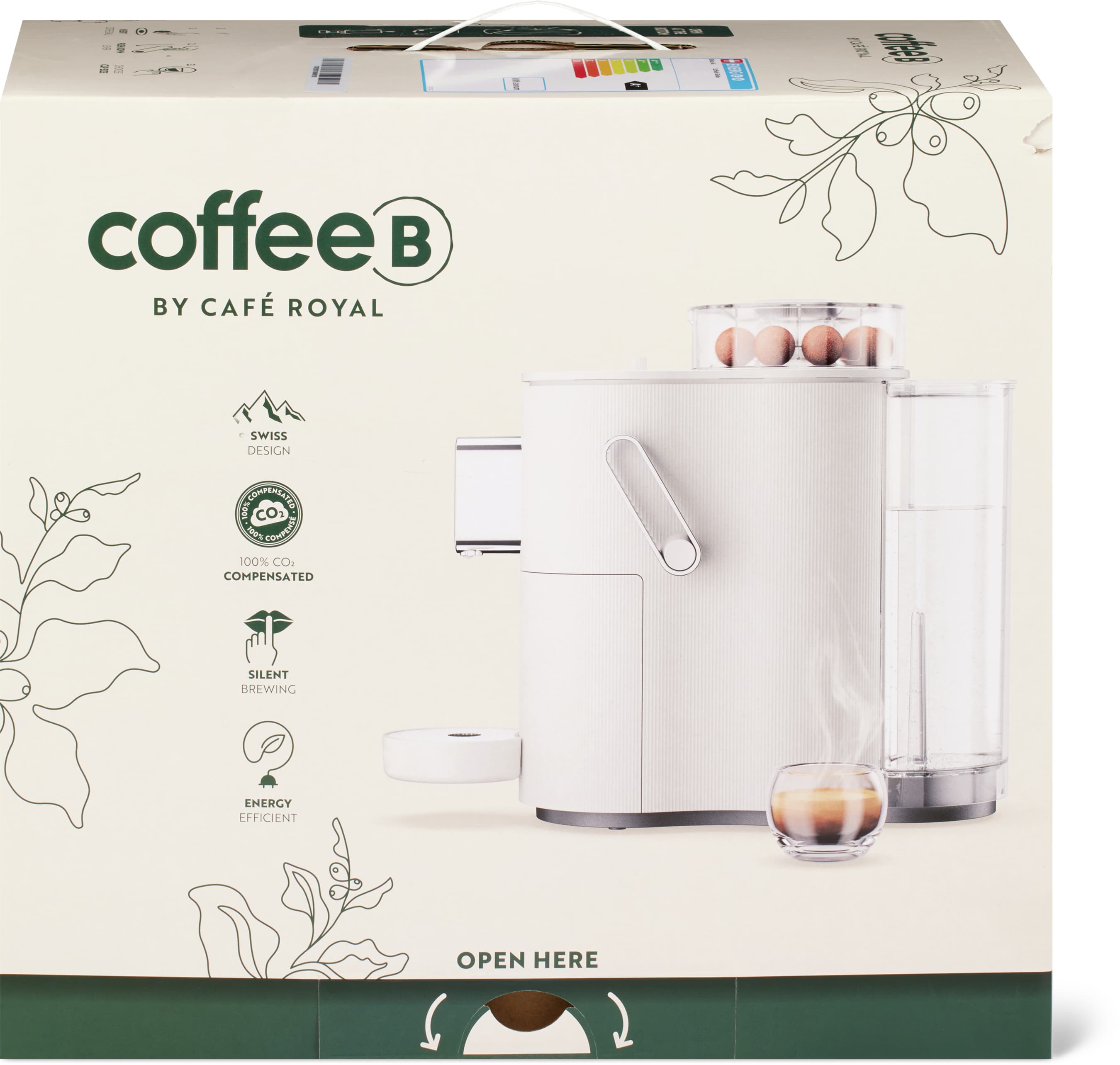 Kaffeemaschine Globe weiss